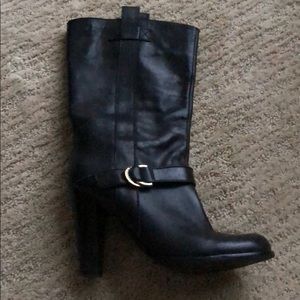 Lauren Black Boots, worn one time